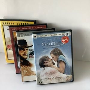Dvd bundle 4 note book and more